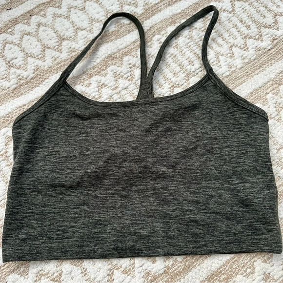 Aerie the hugger brami long line bra tank olive daze - Picture 3 of 9